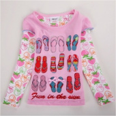 Футболка для девочки L192pink Футболка для девочки L192pink