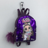 Рюкзак с аппликацией LOL + пайетки-перевертыши SR104 Рюкзак с аппликацией LOL + пайетки-перевертыши SR104